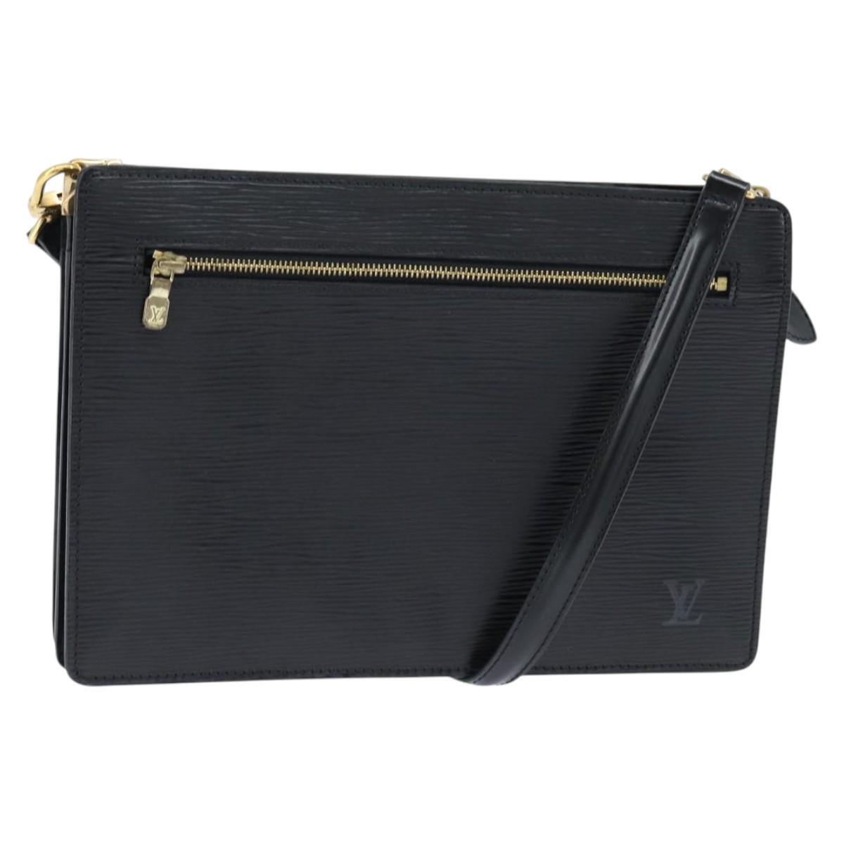 Louis Vuitton Epi Angian Shoulder Bag 2way Black M52112 Lv Auth 147253